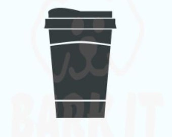 Coffee Cup Travel Coffee Cup Digital SVG, PNG, DXF, Eps Cut Files