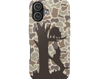 Camo Treed Coon Hound iPhone 17, Air, Pro, Pro Max Tough Case