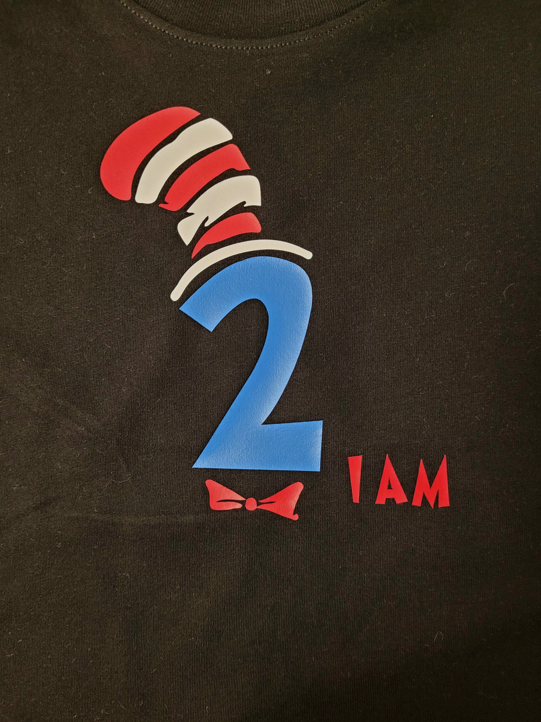 Cat in the Hat Dr. Seuss First One I Am Shirt or Any Birthday Etsy Canada