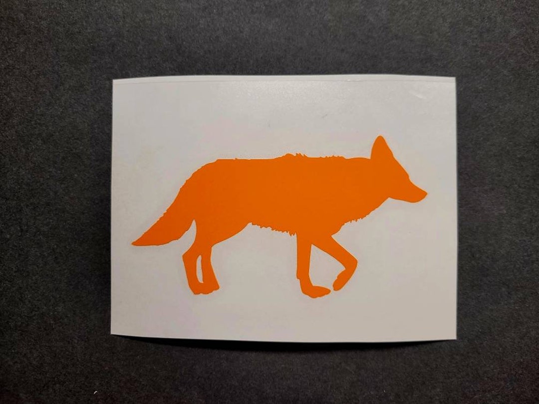 Coyote Outdoor Decal Etsy