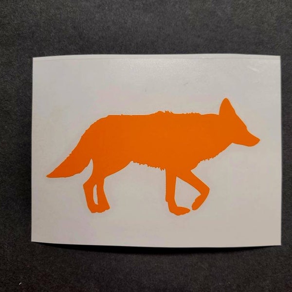 Coyote Hunting Decal - Etsy
