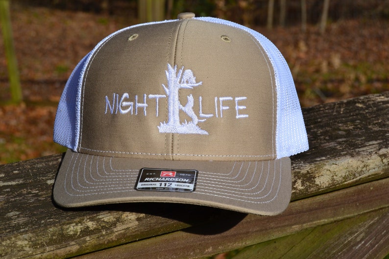 Night Life Coon Hunting Richardson Snapback Mesh Trucker Hat Etsy