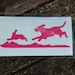 Rabbit Hunting Decal Beagle Chasing Rabbit - Etsy