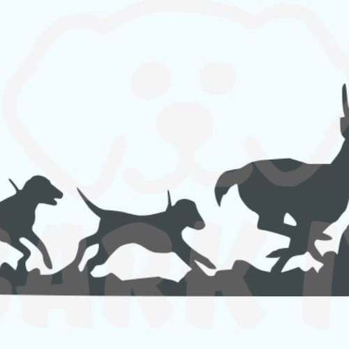 Dogs Running Deer SVG Design/ SVG File/ .DXF Format/ Svg Etsy Israel