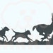 Rabbit Hunting Decal Beagle Chasing Rabbit - Etsy