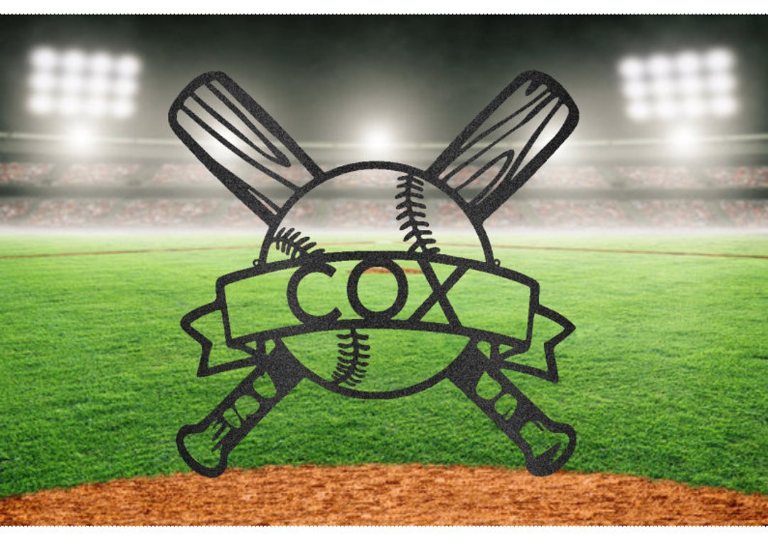 Baseball Custom Name Metal Sign - Etsy