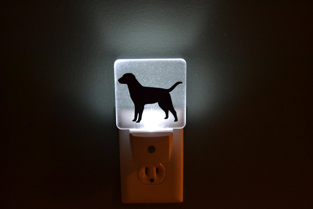 Dog Black Lab Night Light Etsy