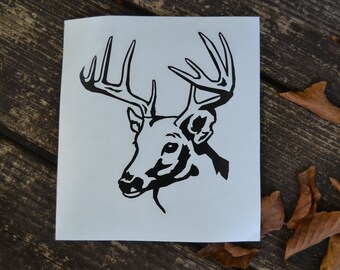 CHASING TAIL Dogs Running Deer VINYL Decal Sticker Diesel Truck Car ...