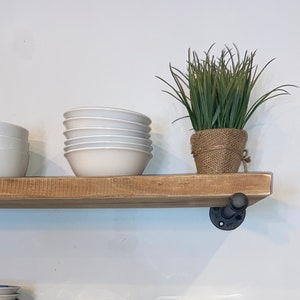 FREE SHIPPING !!!!!!!! HEAVY Duty Floating Shelf, Rustic Shelves, Industrial Modern Shelving, Wood Shelves, Farmhouse Shelves