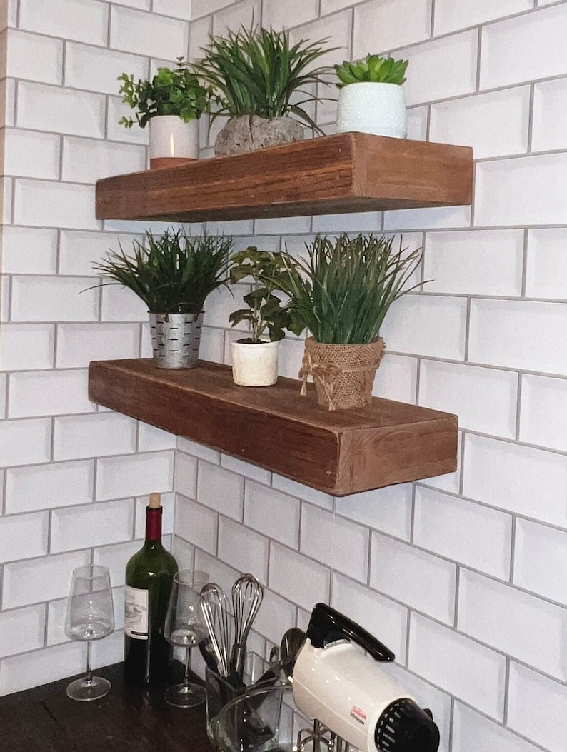 EASY MOUNT Floating Shelf Floating Shelves Shelf Shelves Etsy