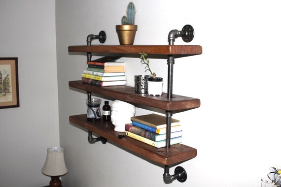 Pipe Shelf Bathroom Shelves Kitchen Image 0