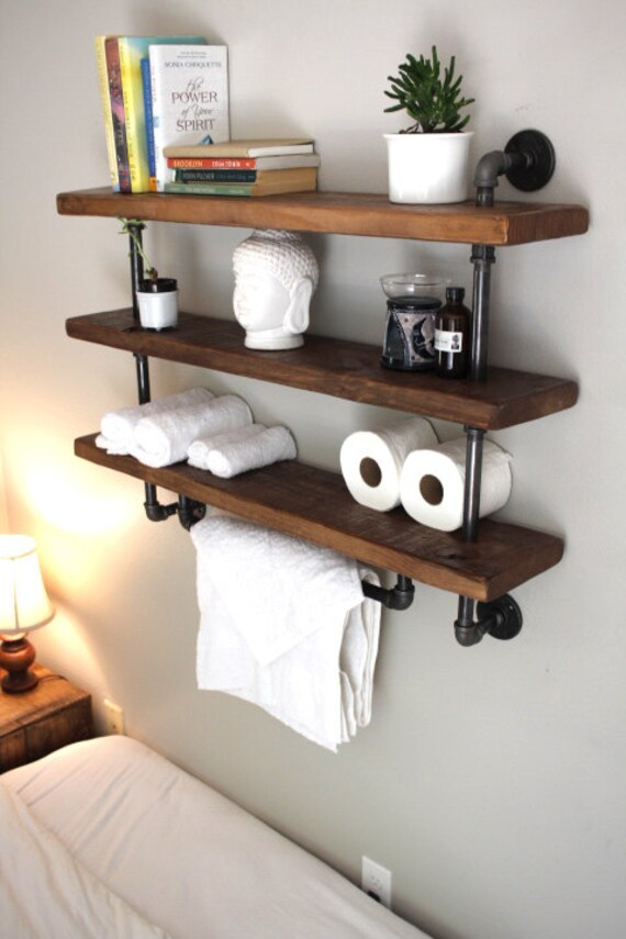 Pipe Shelf Bathroom Shelves Kitchen 50