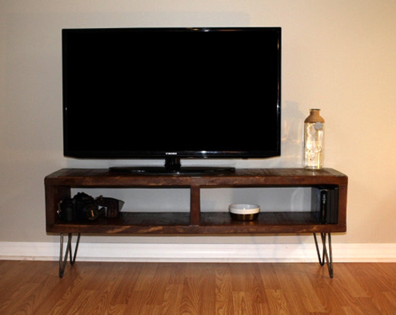 TV entertainment center TV console reclaimed wood Etsy