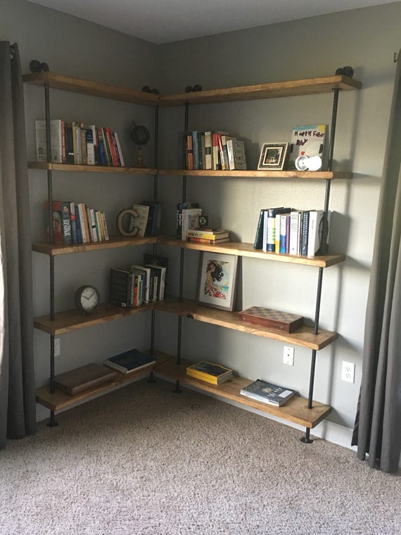 Wall Unit Reclaimed Wood Shelves Image 0