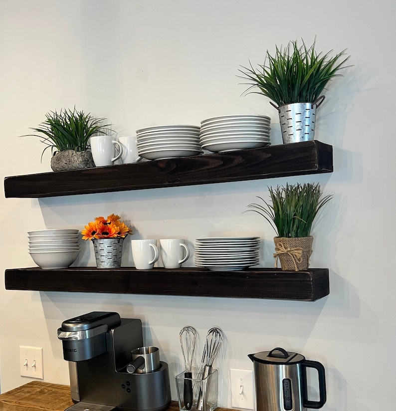 EASY MOUNT Floating Shelf Floating Shelves Shelf Shelves Etsy