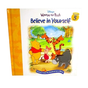 Disney Winnie the Pooh BELIEVE IN YOURSELF by Emily Hutta 2000 Piglet Tigger