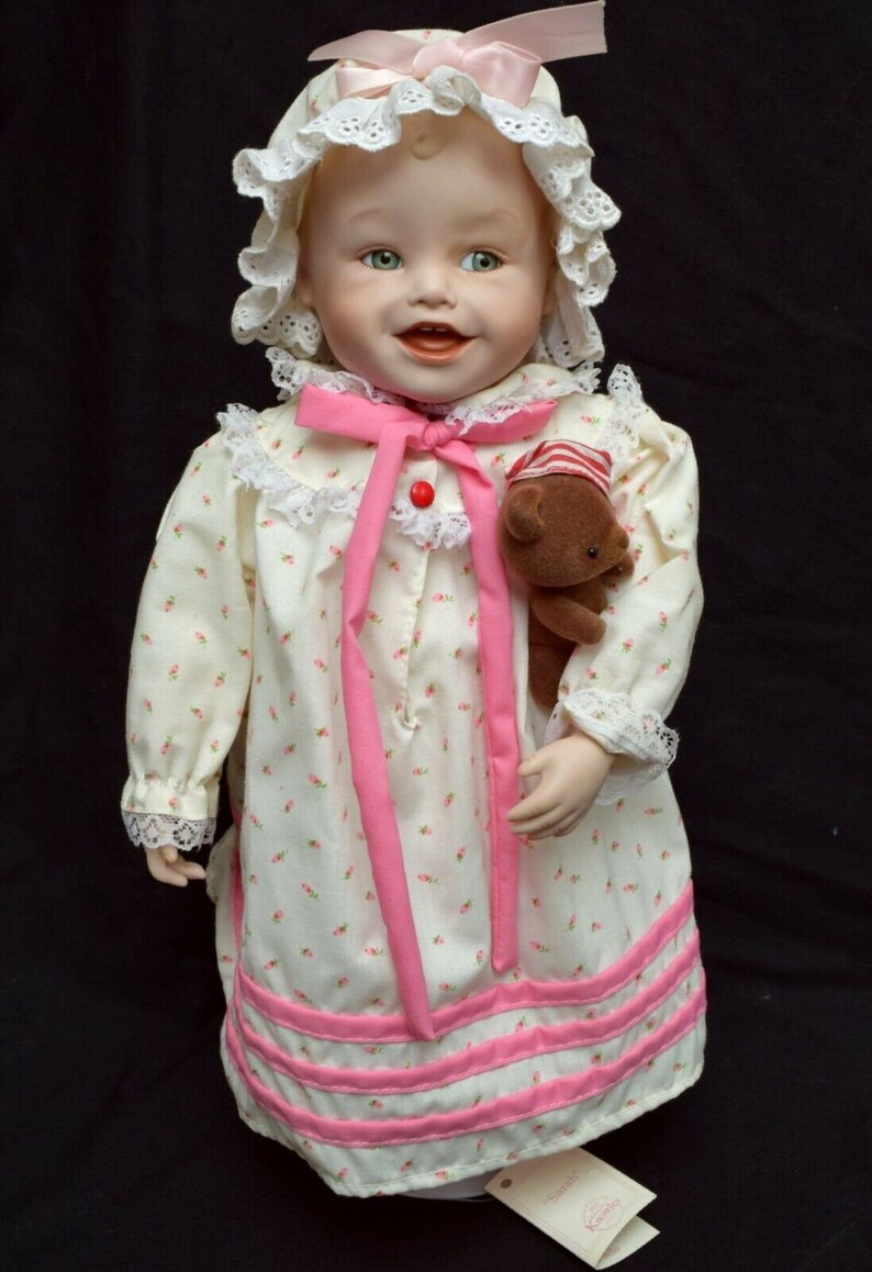 AshtonDrake 1989 Vintage Porcelain 14 Inch Sarah Toddler Doll Etsy