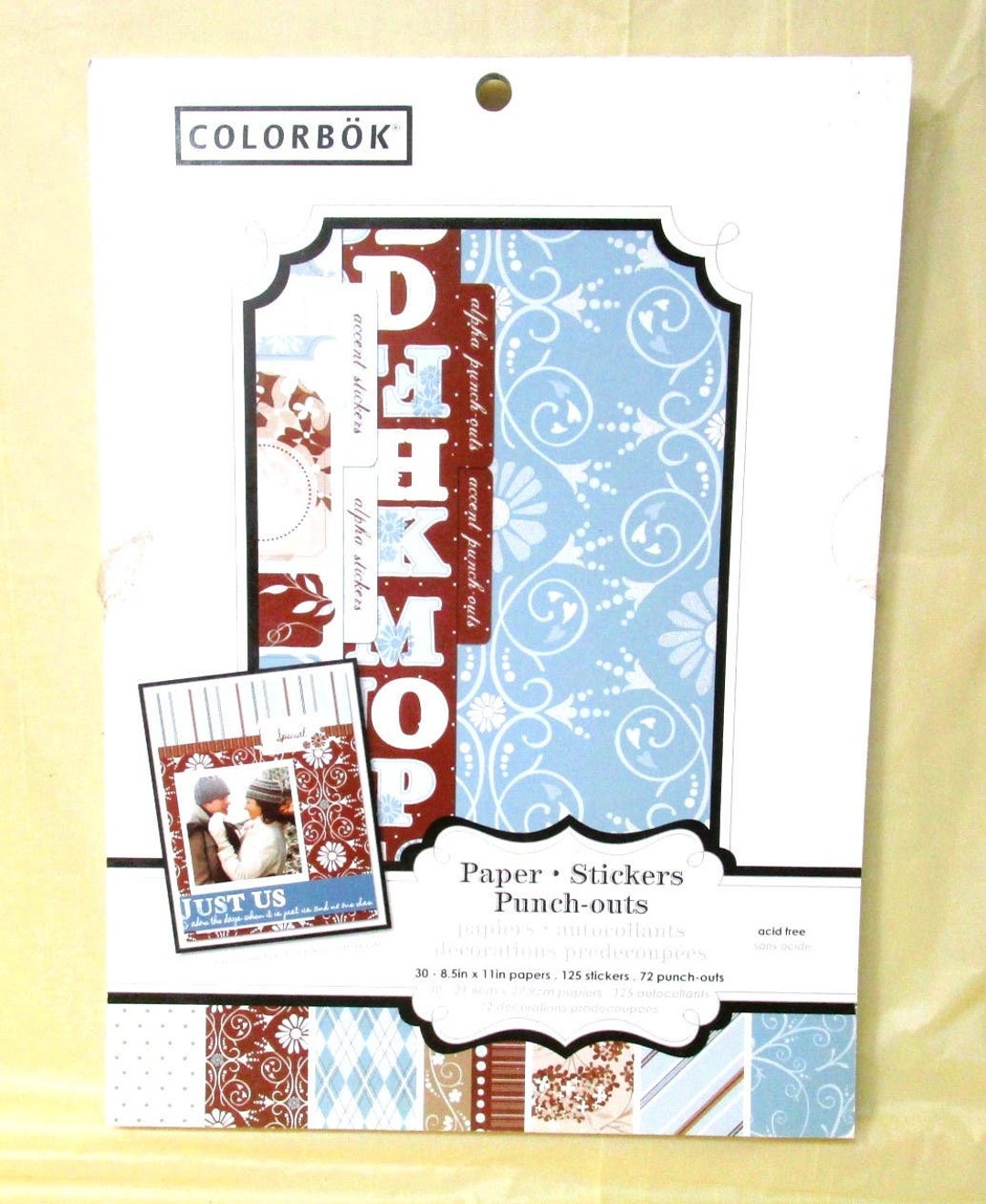 Colorbok Scrapbook Kit Just Us Romantic Theme in Earth Tone Colors, 30 Pages Etsy