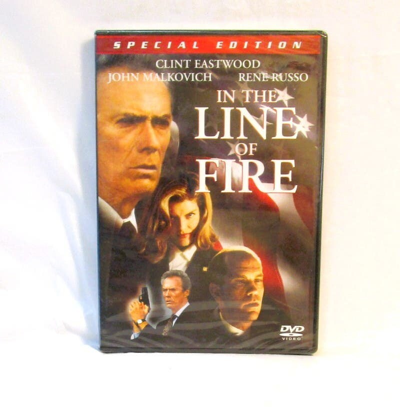 En La Line Of Fire DVD Clint Eastwood John Malkovich Rene Russo