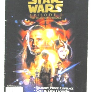 Star Wars Episode 1 Phantom Menace Official Souvenir Magazine Topps Paperback
