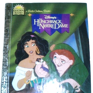 The Hunchback of Notre Dame by Justine Korman 1996 Disney Little Golden Books