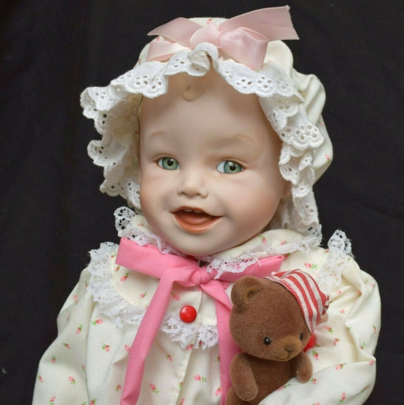 AshtonDrake 1989 Vintage Porcelain 14 Inch Sarah Toddler Doll Etsy