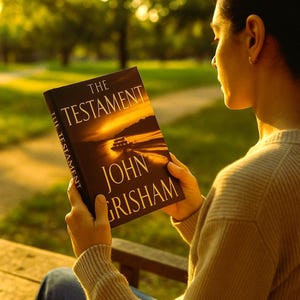 THE TESTAMENT by John Grisham 1999 Hardcover Book with DJ Legal Thriller Novel