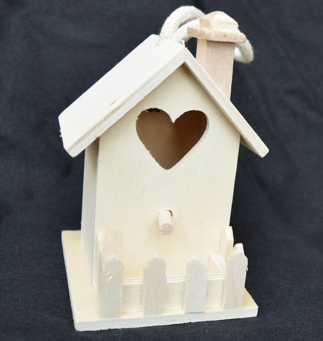 Art Minds Wood Decorative Birdhouse to Paint and Hang in Garden or Yard