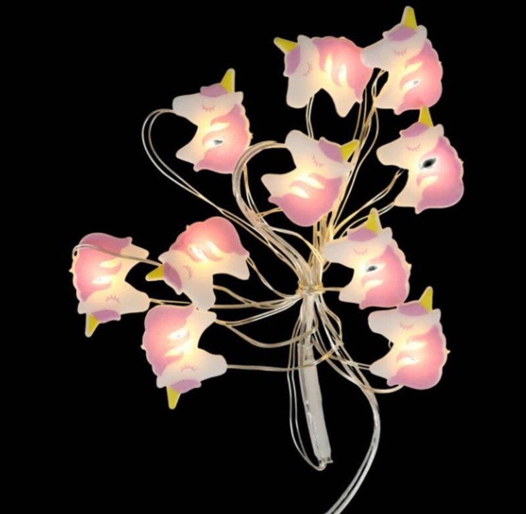 Unicorn LED String Lights 10 Ct 3.6 Ft DIY Crafts Wreaths Party Décor