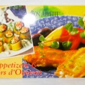 Bon Appetit Cookbook Paperback Appetizers and Hors d’Oeuvres 1998
