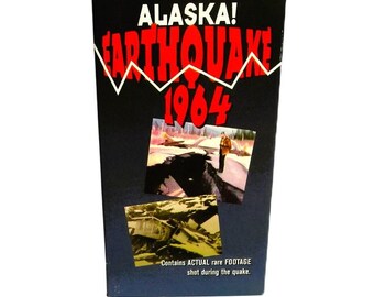 Alaska Earthquake 1964 VHS Tape Rare Footage, Documentary, Natural Disaster