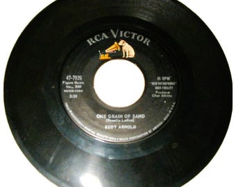 Eddy Arnold (1961) One Grain of Sand RCA 45 RPM Vinyl Record Folk Rock Music