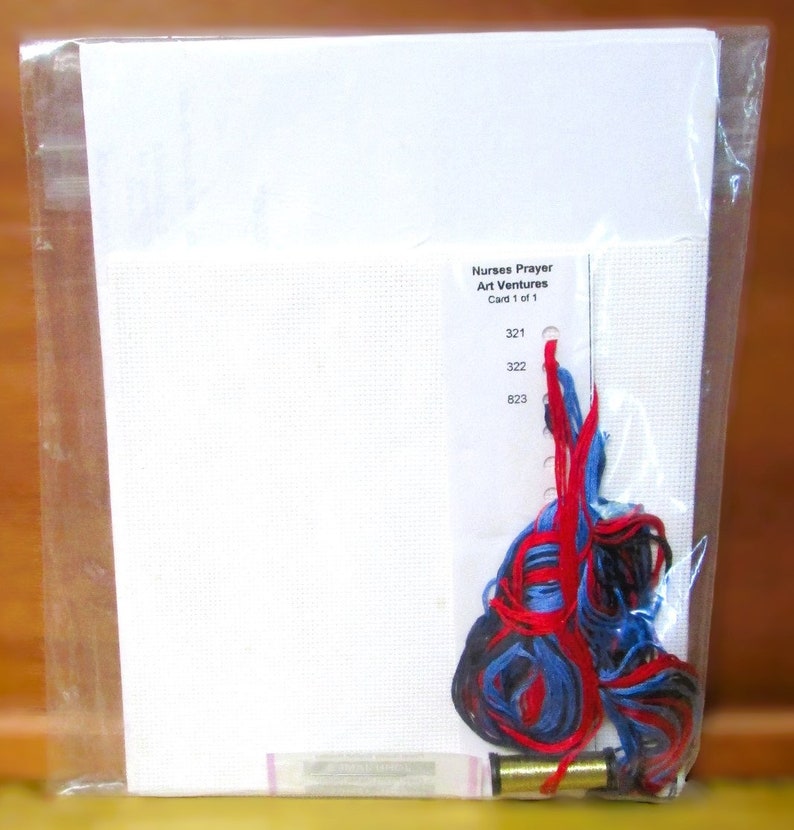 Art Ventures Cross Stitch Kit A Nurse's Prayer Design by Jean Lanning