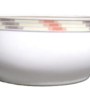 Studio Nova Gravy Boat Villager Mesa Pattern Ceramic Handle Spout Japan 1988