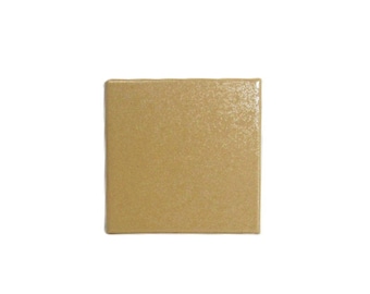 Wheat Square Ceramic Tile 4.25 x 4.25 inches Tan Backsplash or Counter Decor