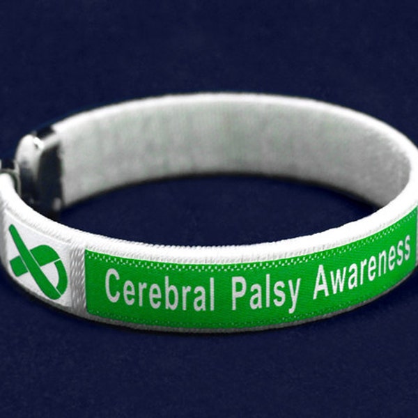Fund raising item / Cerebral Palsy awareness / customized bangle bracelet