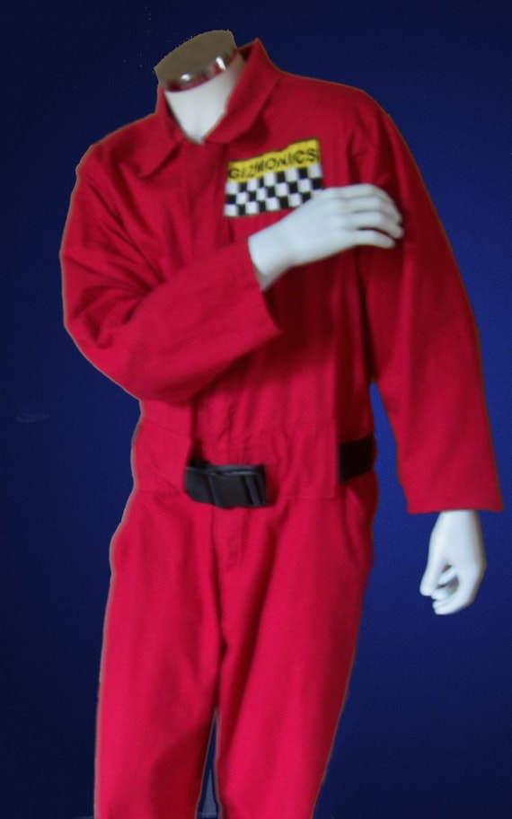 Red Coveralls / Gizmonics Jumpsuit (ver 1) - “joel” - Etsy