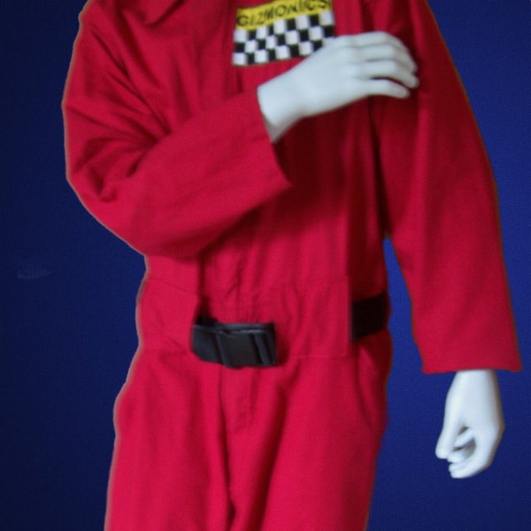Röd overall / Gizmonics Jumpsuit (Ver 1) - “Joel”
