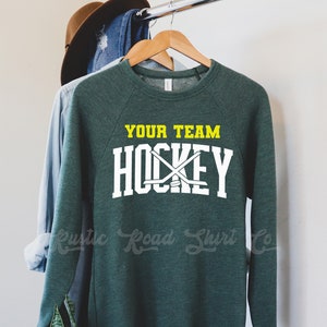 Hockey Sweatshirt, Hockey Mom Sweatshirt, Custom Hockey Shirt, Hockey Mom, Hockey Mom T-shirt,