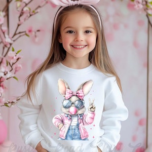 Easter Sweatshirt, Bunny Sweatshirt, Toddler Easter Outfit, Girls Easter Shirt, Boys Easter Shirt, Easter Basket Gift