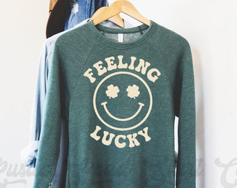 St Patricks Day Sweatshirt, Women's St Patricks Day Shirt, Shamrock Shirt, Irish Sweatshirt, St Pattys Day Sweatshirt