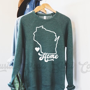 Wisconsin Sweatshirt, Wisconsin Shirt, Wisconsin Gift, Midwest Sweatshirt, Midwest Shirt, Midwest Gift