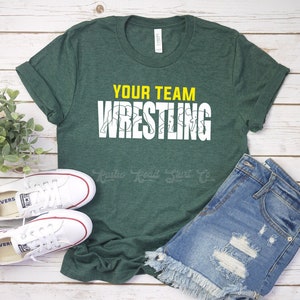 Wrestling Shirt, Wrestling Mom Shirt, Wrestling Team Shirt, Custom Wrestling Shirt