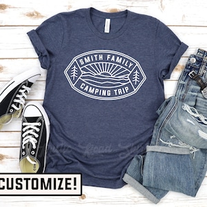 Family Reunion Shirts, Camping Trip Shirt, Custom Lake T-Shirt, Fishing T-shirt, Cabin T-shirt, Family Camping T-shirt,