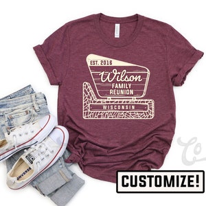 Family Reunion Shirts, Girls Trip Shirt, National Park Shirt, Custom Lake T-Shirt, Camping T-shirt, Family Camping Trip Shirt,