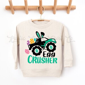 Boys Easter Sweatshirt, Bunny Sweatshirt, Toddler Easter Outfit, Boy Easter Shirt, Easter Basket Gift