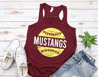 Softball Team Tank Top, Softball Mama Shirt, Softball Mom Tank Top, Softball Mama Shirt, Custom Baseball Tank Top