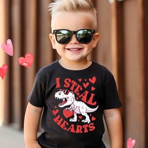 Boys Valentine Day Shirt, Dinosaur Valentines Shirt, Kids Valentines Outfit, XOXO Shirt, Toddler Valentine Shirt, Baby Valentine Outfit
