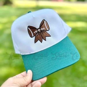 Football Trucker Hat, Custom Embroidered Hat, Football Mom Trucker Hat, Embroidered Team Hat, Custom Trucker Hat