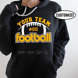 Sweater voetbalteam, sweater voetbalmoeder, sweater voetbalwedstrijd, voetbalhoodie, aangepast voetbalsweater